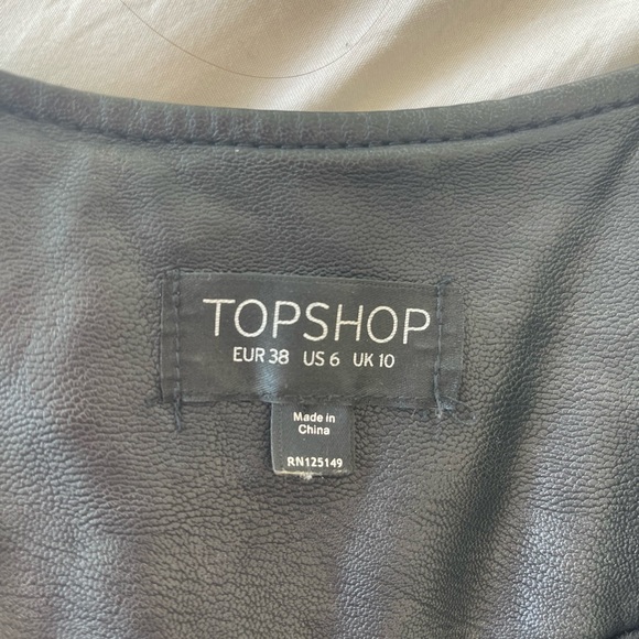 TOPSHOP faux leather jacket - Picture 4 of 4
